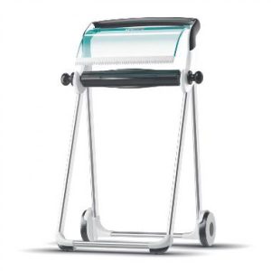 Dispenser Aftørringsrulle Tork W1 Gulvstativ op til 48 cm Hvid/Turkis 1 STK