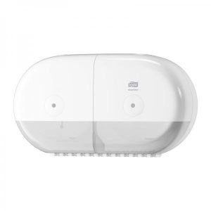 Dispenser Toiletpapir Tork SmartOne T9 Twin Plast Hvid 1 STK