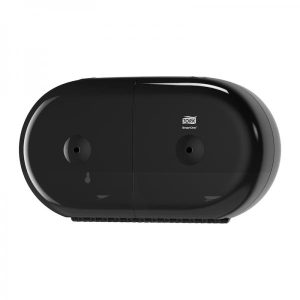 Dispenser Toiletpapir Tork SmartOne T9 Twin Plast Sort 1 STK