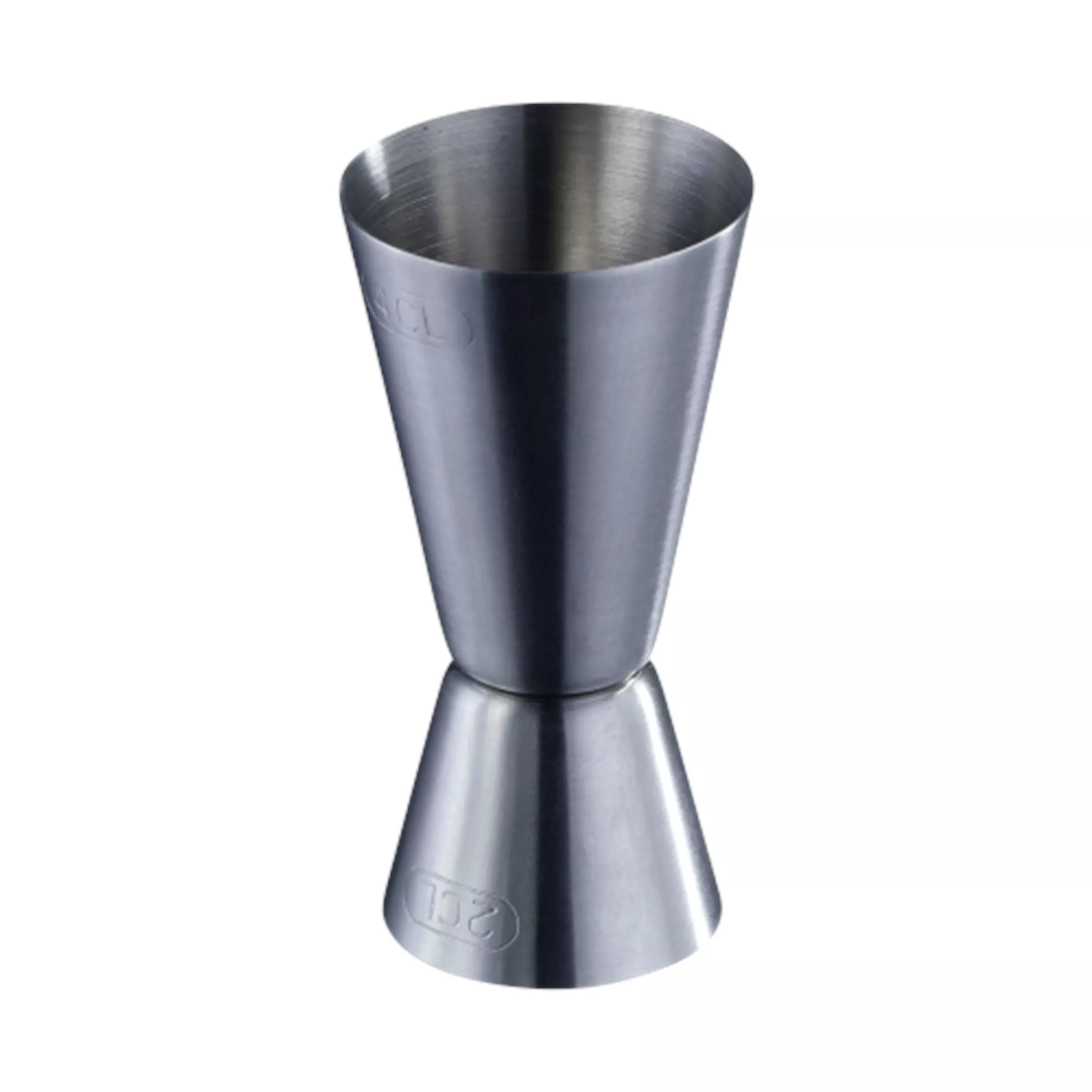 Jigger dobbelt, 84x45x45 mm, 4 cl, stål