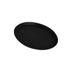 Bakke, skridsikker, Ø360 x 22 mm, sort glasfiber