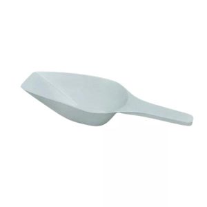 Skuffeske, 310 mm, 50 cl, Hvid Plast