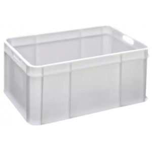 Transportkasse 54 L, plast, hvid