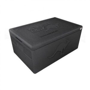 Termokasse Kænga 21 ltr 1/1 GN 60x40x18 cm med Låg EPP Sort