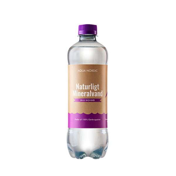 Mineralvand m/brus & skovbær, 0,5L - 18 stk/krt
