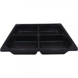 Bak 2450ml sort 4-rum
