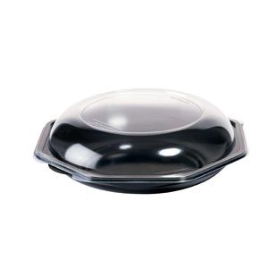 Octabowl® 230 x 230 x 72 mm Sort 1-Rum
