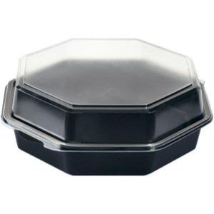Octaview® 160 x 160 x 60 mm Sort 1-Rum - 360 stk/krt