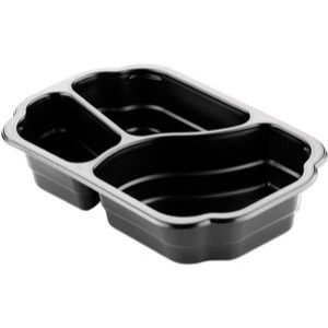 Forme, Take-Away 250 x 159 x 48 mm Sort 3-Rum
