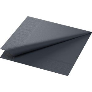 Tissue serviet 33 x 33 cm Sort 2-lags