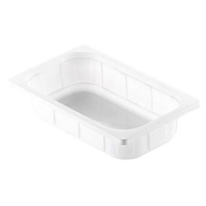 1/4 GN-forme 265 x 161 x 60 mm Hvid 1-Rum