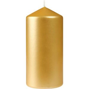 CANDLES PILLAR 150X70 MATT GOLD 6x2/krt