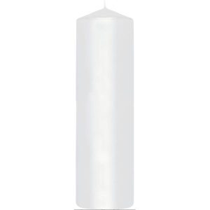 Bloklys, 40xØ10cm, Hvid 150 t 4 stk/krt