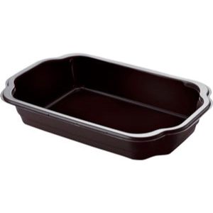 TRAY TAWAY PP BK 1-COMP 250X159X55 228x1/krt