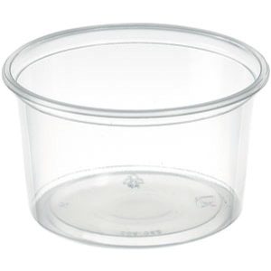 Delipack rund 300 ml Transparent 1-Rum