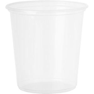 Delipack rund 500 ml Transparent 1-Rum