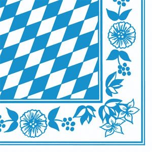 Dunisoft® serviet 40 x 40 cm Bayernraute