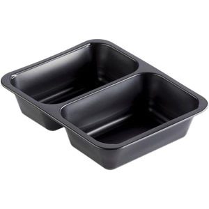Caterline-forme 227 x 178 x 50 mm Sort 2-Rum