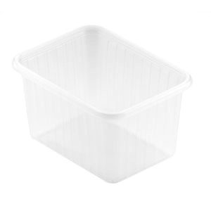 Fixpack® rektangulær 750 ml Transparent 1-Rum