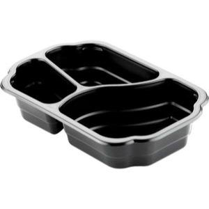 Forme, Take-Away 250 x 159 x 48 mm Sort 3-Rum
