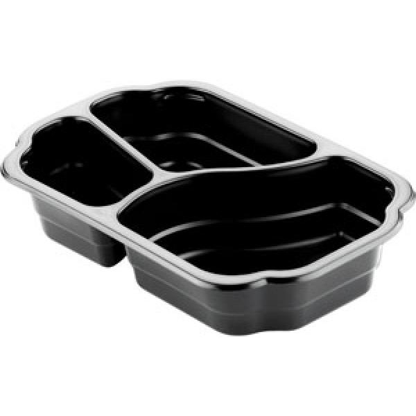 Forme, Take-Away 250 x 159 x 48 mm Sort 3-Rum