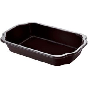 Lille form, Take-Away 215 x 148 x 41 mm Sort 1-Rum