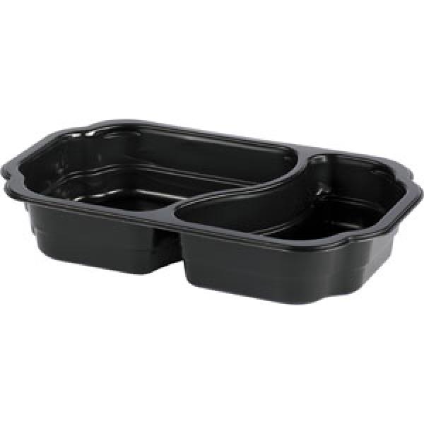 Lille form, Take-Away 215 x 148 x 47 mm Sort 2-Rum