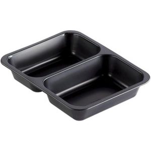Caterline-forme, 227x178x40 mm, sort, 2-rum