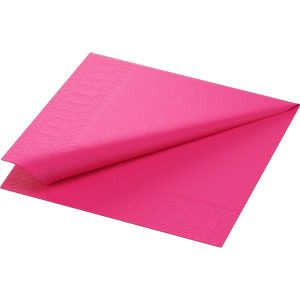Tissue serviet 33 x 33 cm Fuchsia 3-lags