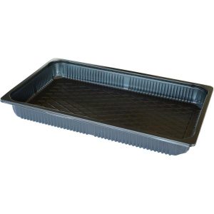 TRAY 1/1GN PP BK 1-COMP 530X325X60 48x1/krt