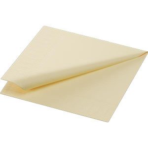 NAPKINS 2-PLY 24X24CM CREAM 300x8/krt