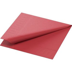 NAPKINS 2-PLY 24X24CM BORDEAUX 300x8/krt
