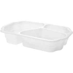 Forme, Take-Away 250 x 159 x 48 mm Hvid 3-Rum