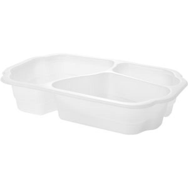 Forme, Take-Away 250 x 159 x 48 mm Hvid 3-Rum