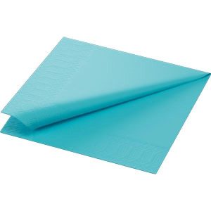 Tissue serviet 33 x 33 cm Mintblå 3-lags