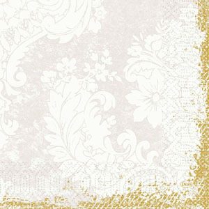 Tissue serviet 33 x 33 cm Royal White 3-lags