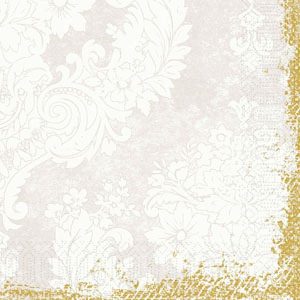 Tissue serviet 40 x 40 cm Royal White 3-lags
