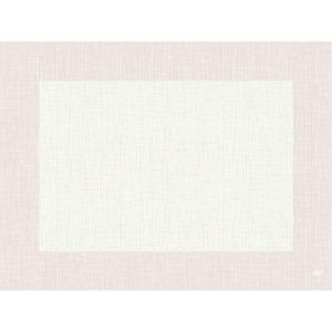 PLACEMATS D-CEL 30X40 LINNEA WHITE - 500 stk/krt