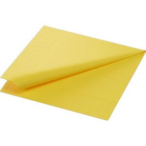 Tissue serviet 33 x 33 cm Gul 3-lags