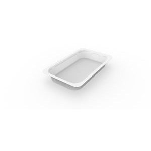 1/4GN, Menu-forme, 263x161x40 mm, hvid, 1-rum