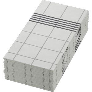 Dunisoft® serviet 48 x 48 cm Towel Napkin Dark Grey