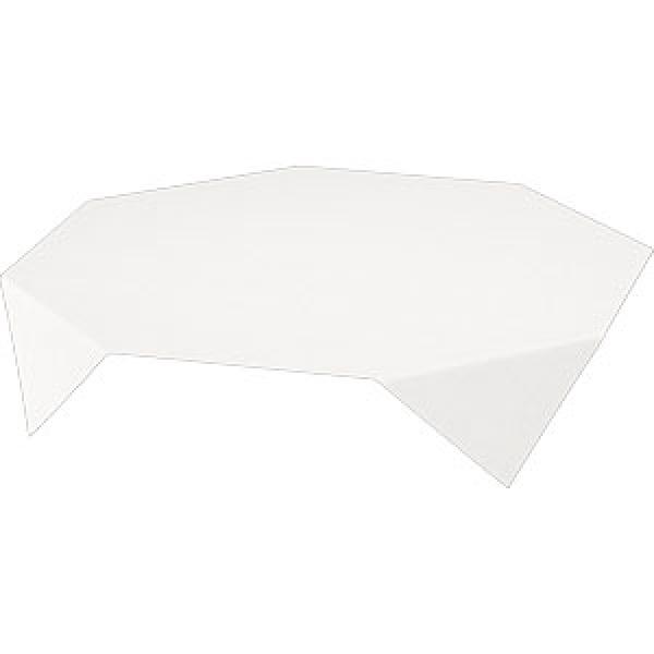 Stikdug, Dunisilk, 84x84 cm, Linnea White - 5x20 stk/krt