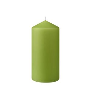 CANDLES PILLAR 150X70 MATT LEAF GREEN 6x2/krt