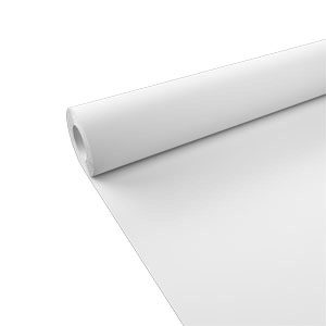 Papir rulle 1,18 x 50 m Hvid