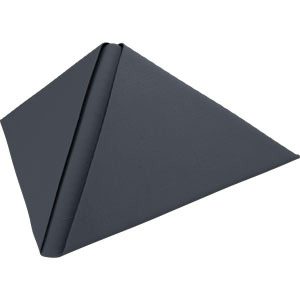 NAPKINS Dunilin 48X48CM BLACK 36x6/krt