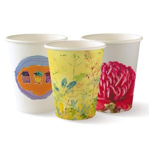 CUP PAP/PLA 24CL BIOCUP ART SERIES 50x20/krt