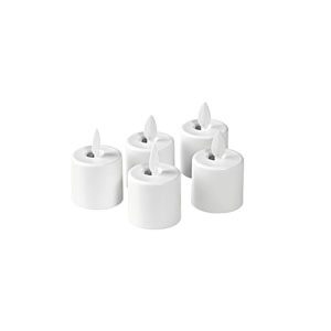 Led set bevægende flammer 38x36mm 1x1/krt