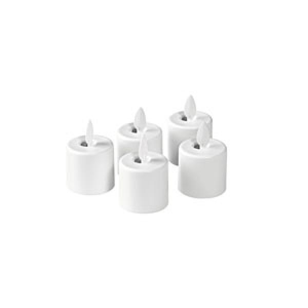 Led set bevægende flammer 38x36mm 1x1/krt