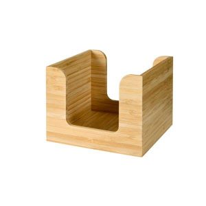 Modular servietholdere, Bamboo ecoecho® 13x13cm Brun 1x4/krt