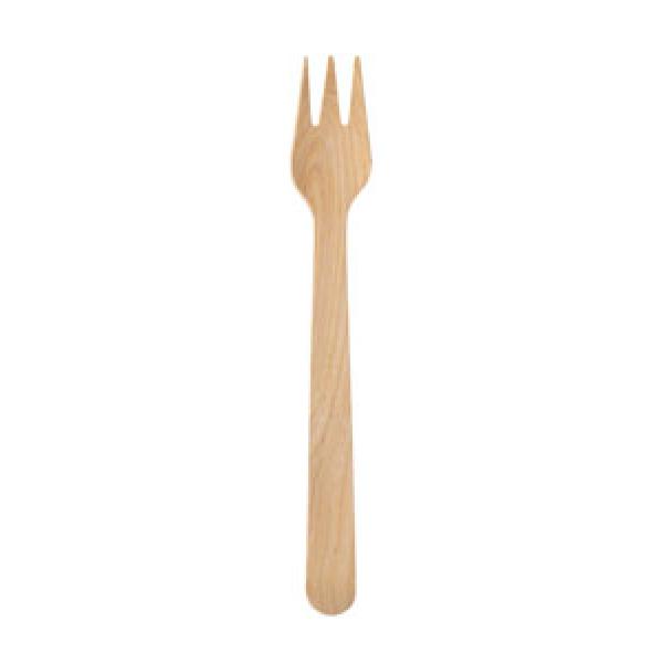 Gaffel Silva 18,5 cm Naturlig 1000 stk